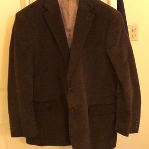 CHAPS 42R brown corduroy blazer